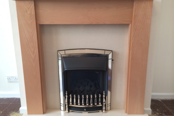 Gas fire installation in Warsash